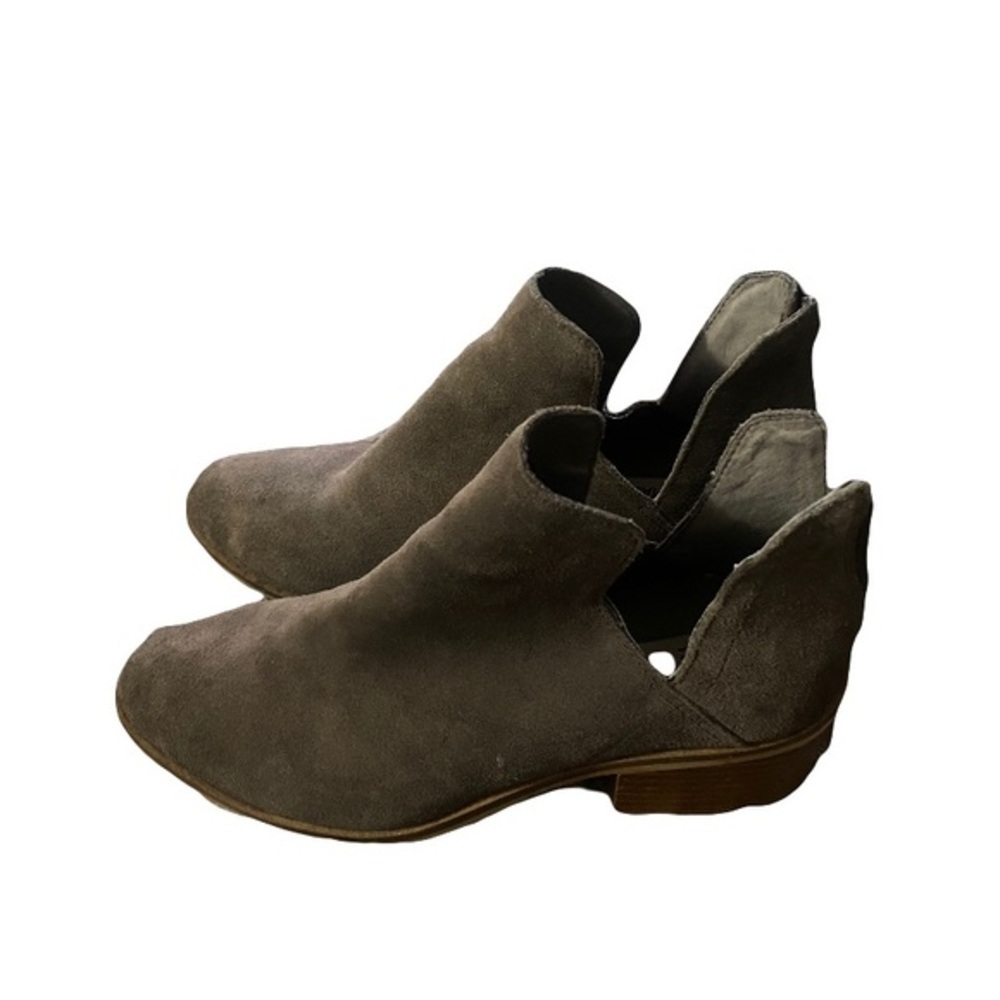 STEVE MADDEN Women's Suede Ankle Boots - Gray size 7